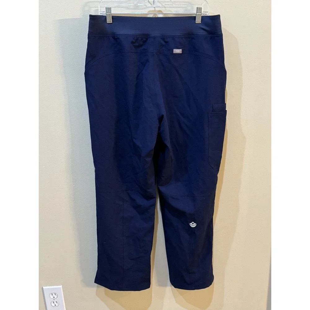 Figs Kade Cargo Scrub Pants™‎ High Waist Size XL Navy Career